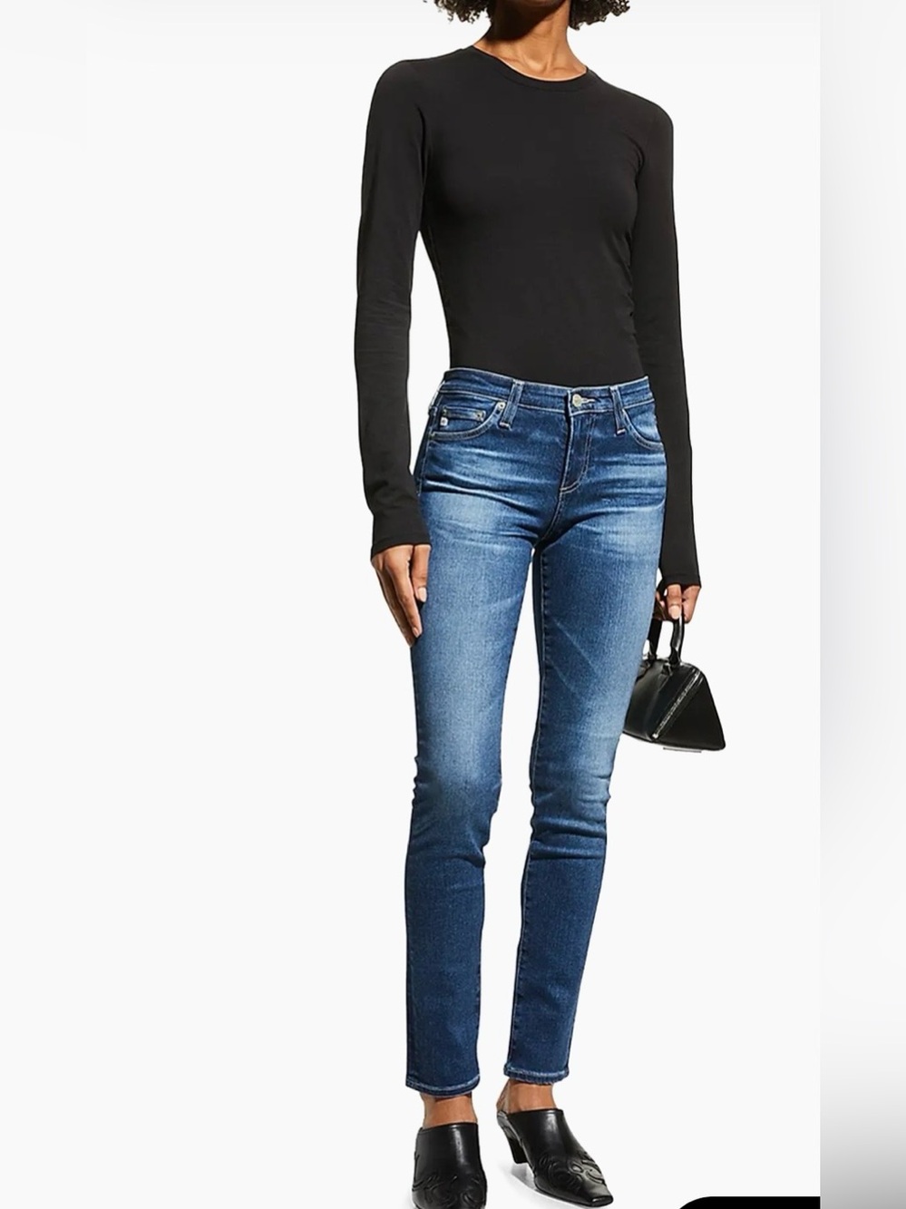 AG Prima Cigarette skinny Jeans in Blue